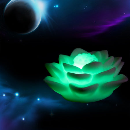 Petite Veilleuse Fleur Lotus aux 7 couleurs