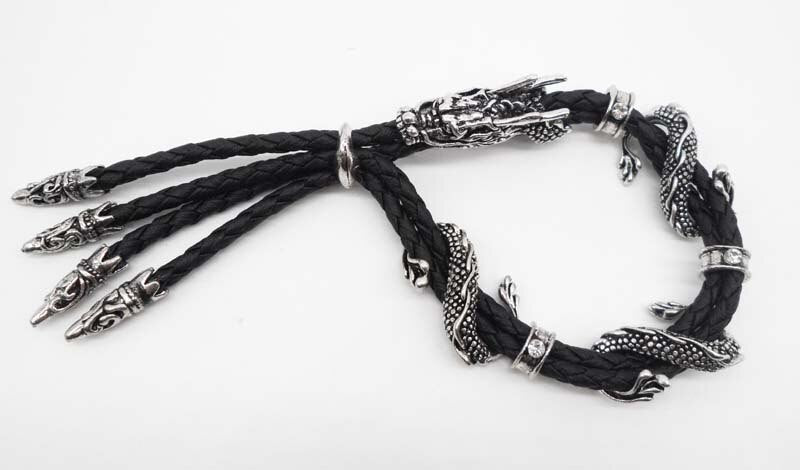 Bracelet Cuir Vintage Ajustable