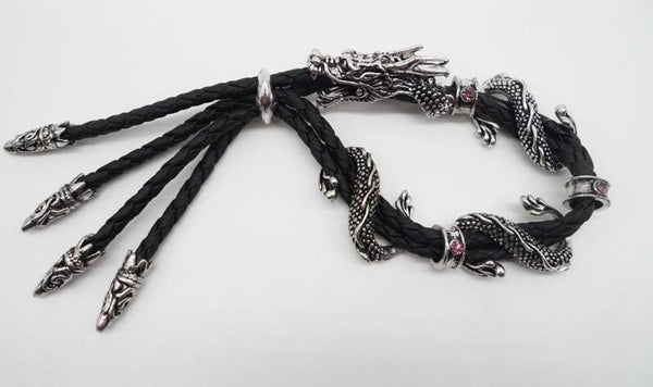 Bracelet Cuir Vintage Ajustable