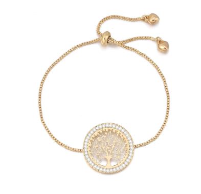 Bracelet Arbre de Vie - coloris or