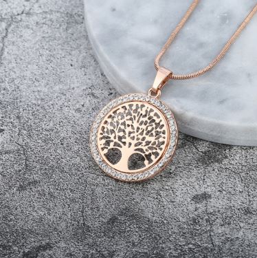 Collier Arbre de Vie - ROSE