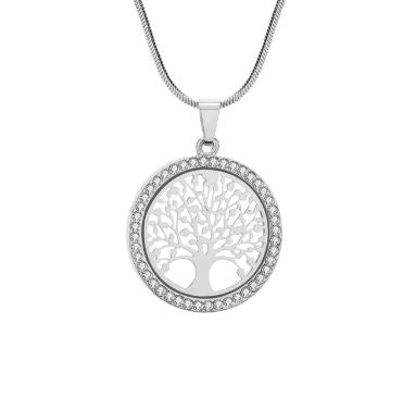 Collier Arbre de Vie - Coloris argenté