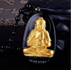 collier-et-amulette-protection-de-bouddha-plaque-or-et-en-obsidienne-noire-8-modeles-disponibles