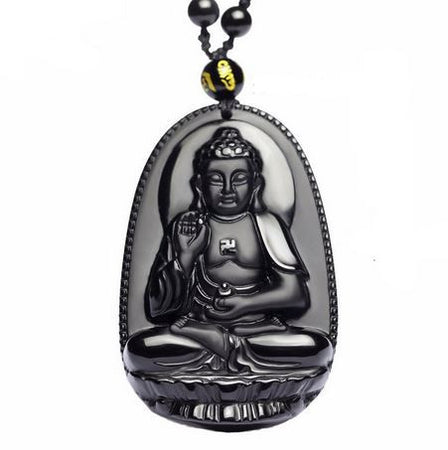 collier-et-amulette-protection-de-bouddha-en-obsidienne-noire-8-modeles-disponibles