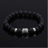 bracelet bouddha en pierres naturelles pierre de lave