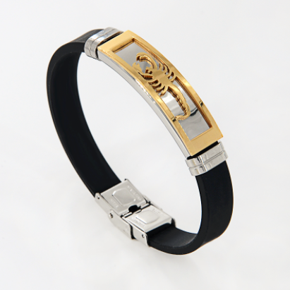Bracelet "Énergie du Scorpion" - couleur dorée