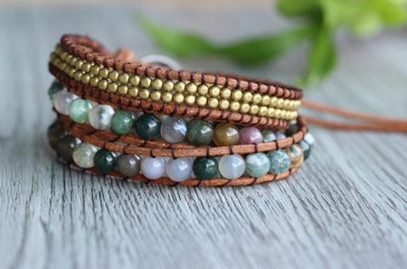 Bracelet en Agate Indienne