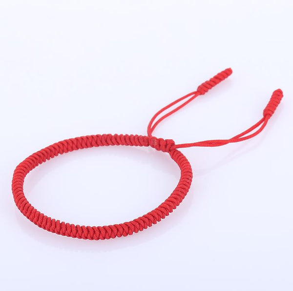 Bracelet Bouddhiste Porte-Bonheur rouge