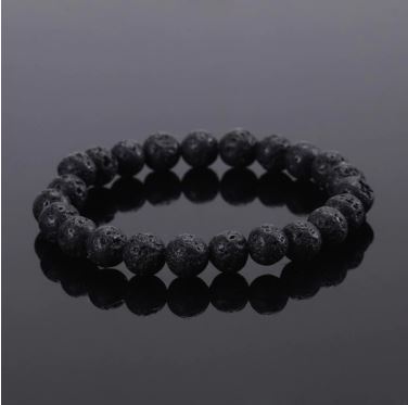 bracelet pierre de lave