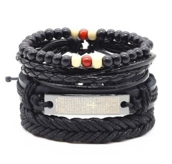 Ensemble de 4 bracelets "Zen & Cool" - modèle 7