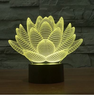 lampe-3d-fleur-de-lotus