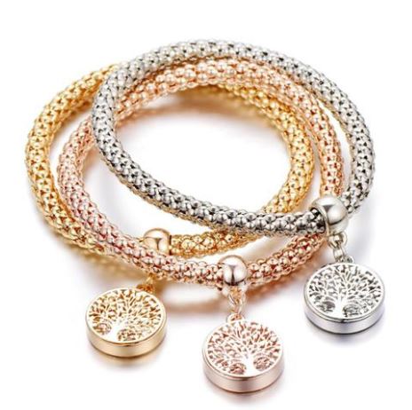 Lot de 3 Bracelets "Arbre de Vie" 2