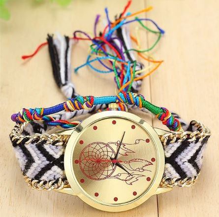 Montre Attrape Rêve Bracelet Bracelet Brésilien - Modèle 3