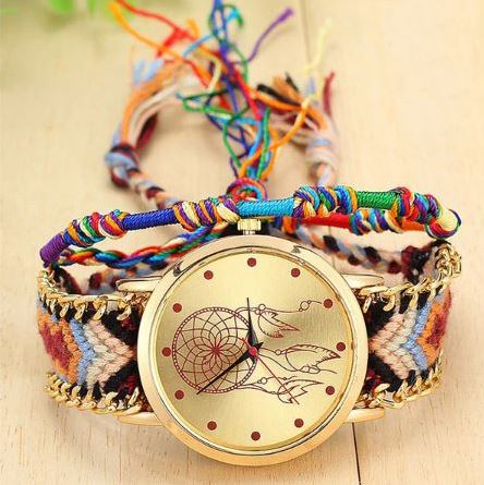 Montre Attrape Rêve Bracelet Bracelet Brésilien - Modèle 4