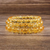 Bracelet de Perles en Pierre de Citrine