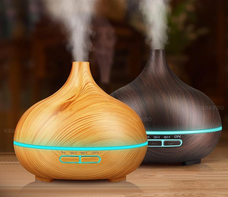 12€08 sur Humidificateur d'air 130ml Diffuseur d'Huiles Essentielles en Bois  pour Maison Bureaux - Diffuseur d'ambiance - Achat & prix