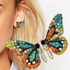 Boucles d'Oreilles Papillon Arc-en-Ciel