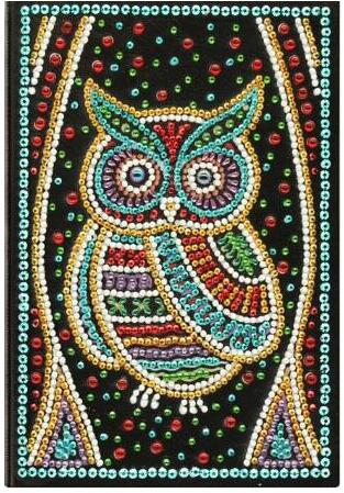 Carnet avec couverture en Broderie Diamants - 24 modèles au choix