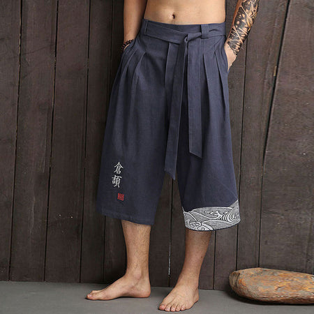 Pantalon Style Yukata Japonais Traditionnel