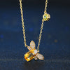 Collier en Citrine - Reine des Abeilles