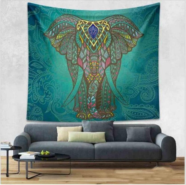 Toile murale Indienne "Éléphant" - 7 modèles disponibles