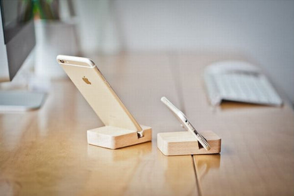 Mini support bois pour smartphones & iPhones