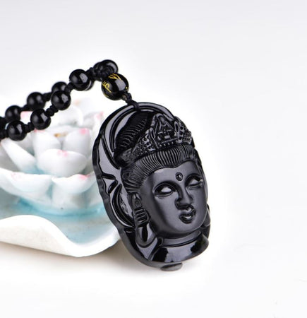 collier-tete-de-bouddha-en-obsidienne-noire 